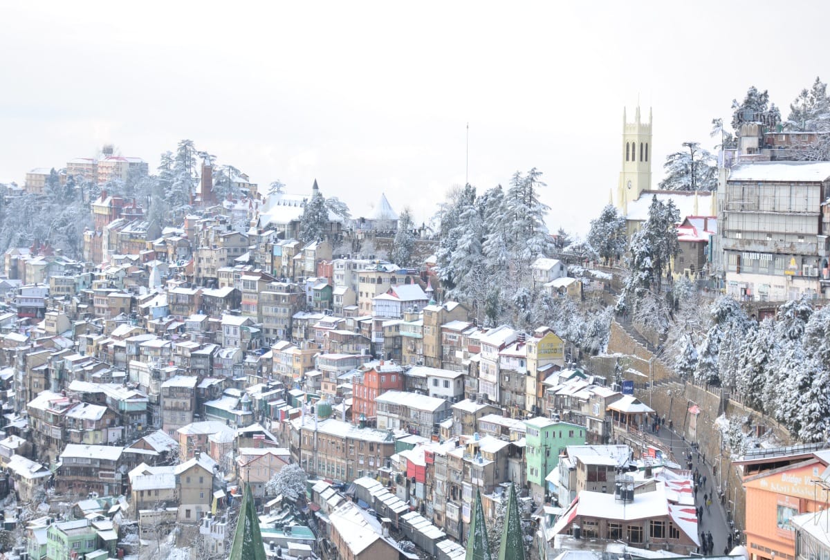 The snowfall for the sixth time in February after 11 years in Shimla