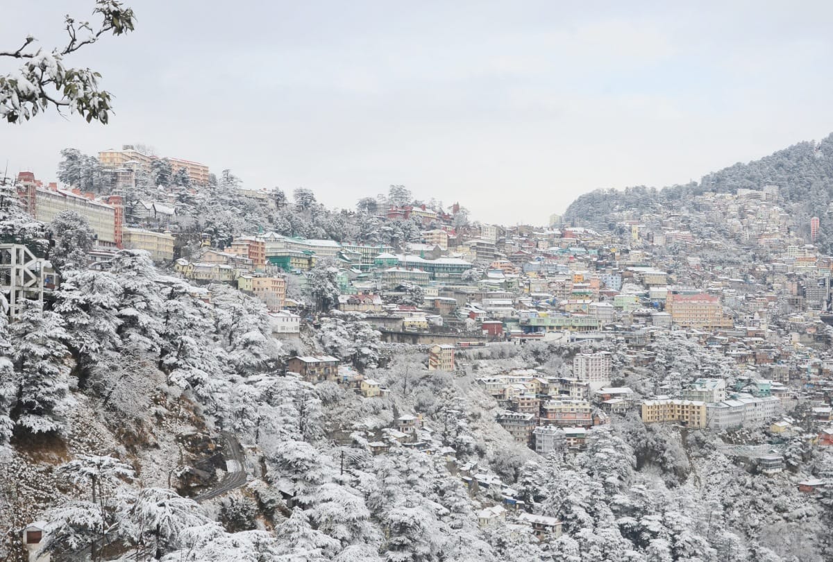 The snowfall for the sixth time in February after 11 years in Shimla