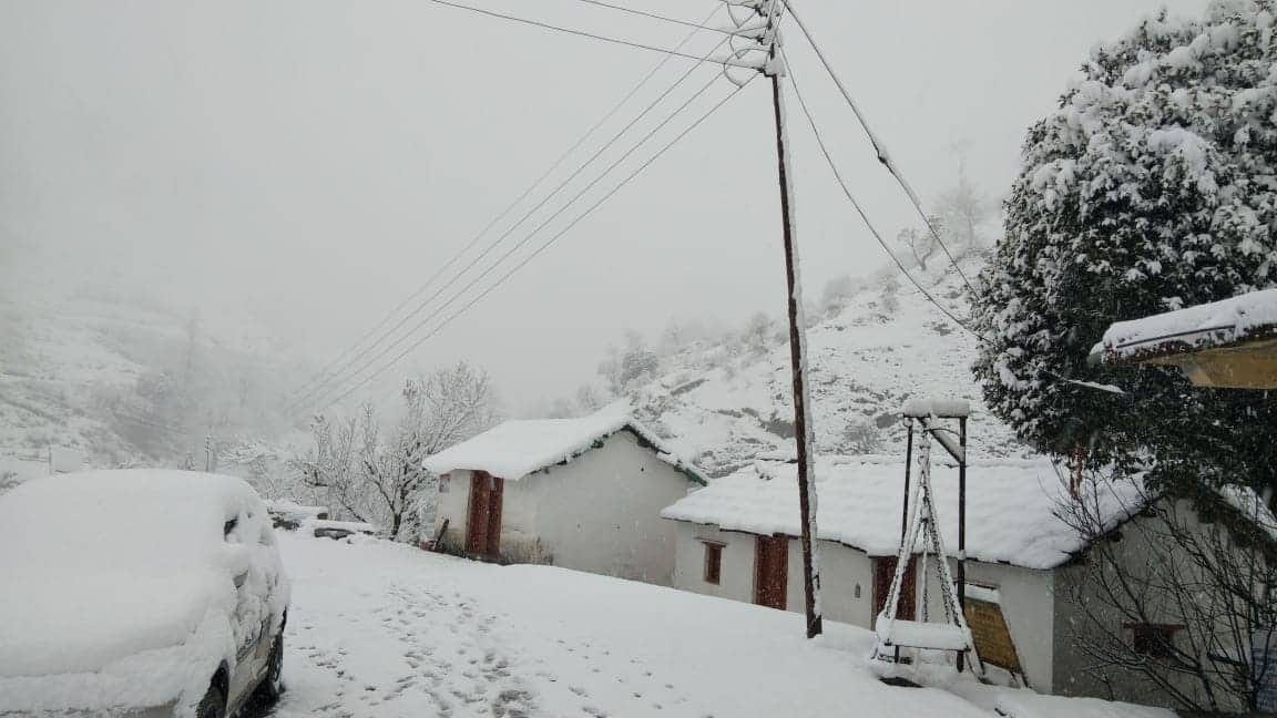 cold day condition alert for uttarakhand hilly areas