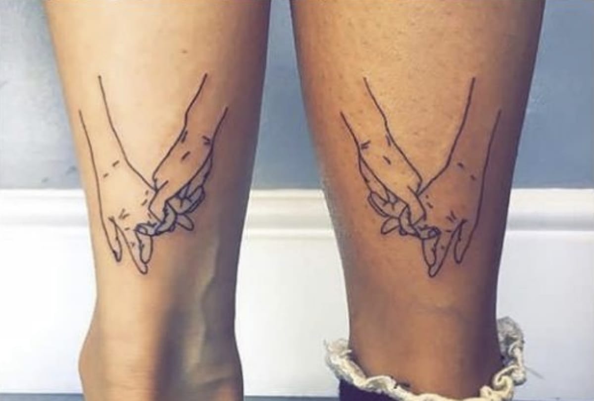 romantic couples  design tattoos in trend