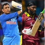 dhoni gayle afridi