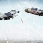 एफ16 और मिग21 लड़ाकू विमान