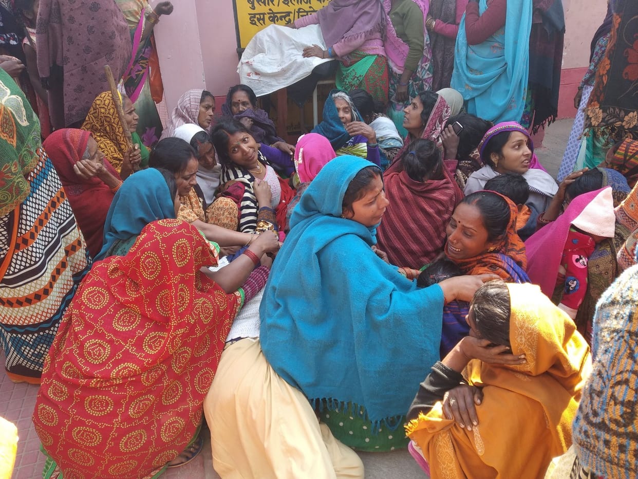 ट्रक की चपेट में आने से बाइक सवार की मौत