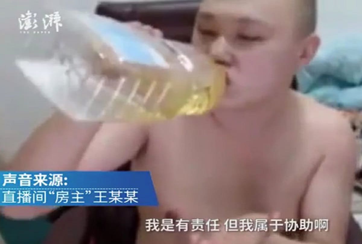 northeast china chu drinks cooking oil alcohol and dies in 3 months
