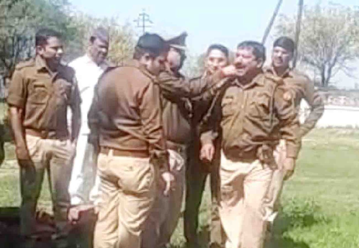 sub inspector of police tried suicide for not getting leave