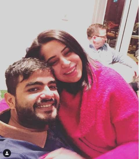 priyanka chopra sister in law ishita kumar photos siddharth chopra roka ceremony