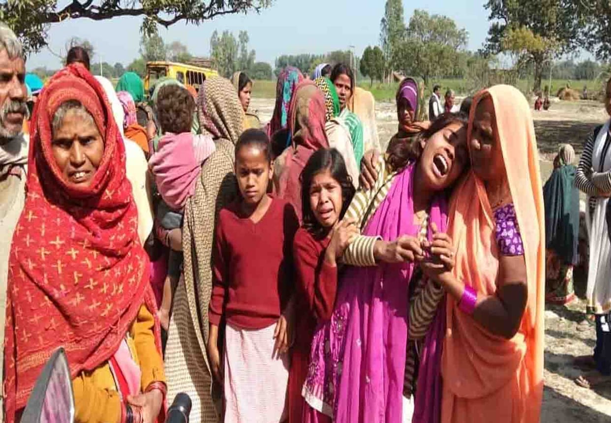 road accident in hardoi, three people died