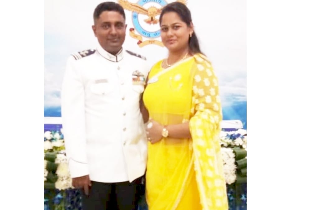 martyred pilot anil mandavgane's wife speaks to media.