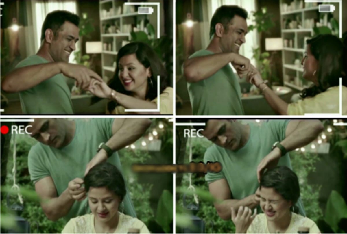 WATCH: MS Dhoni and wife Sakshi Dhoni appear in TV advert together