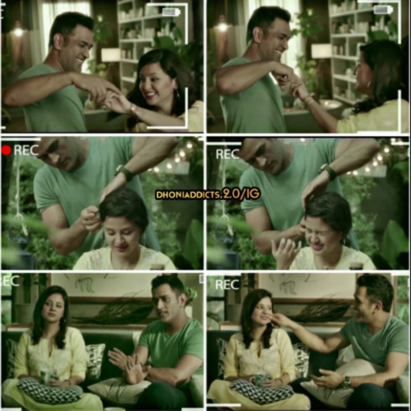WATCH: MS Dhoni and wife Sakshi Dhoni appear in TV advert together