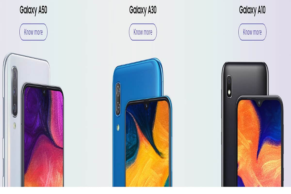 Samsung Galaxy A50, Galaxy A30, Galaxy A10 Launched in India, price and specifications