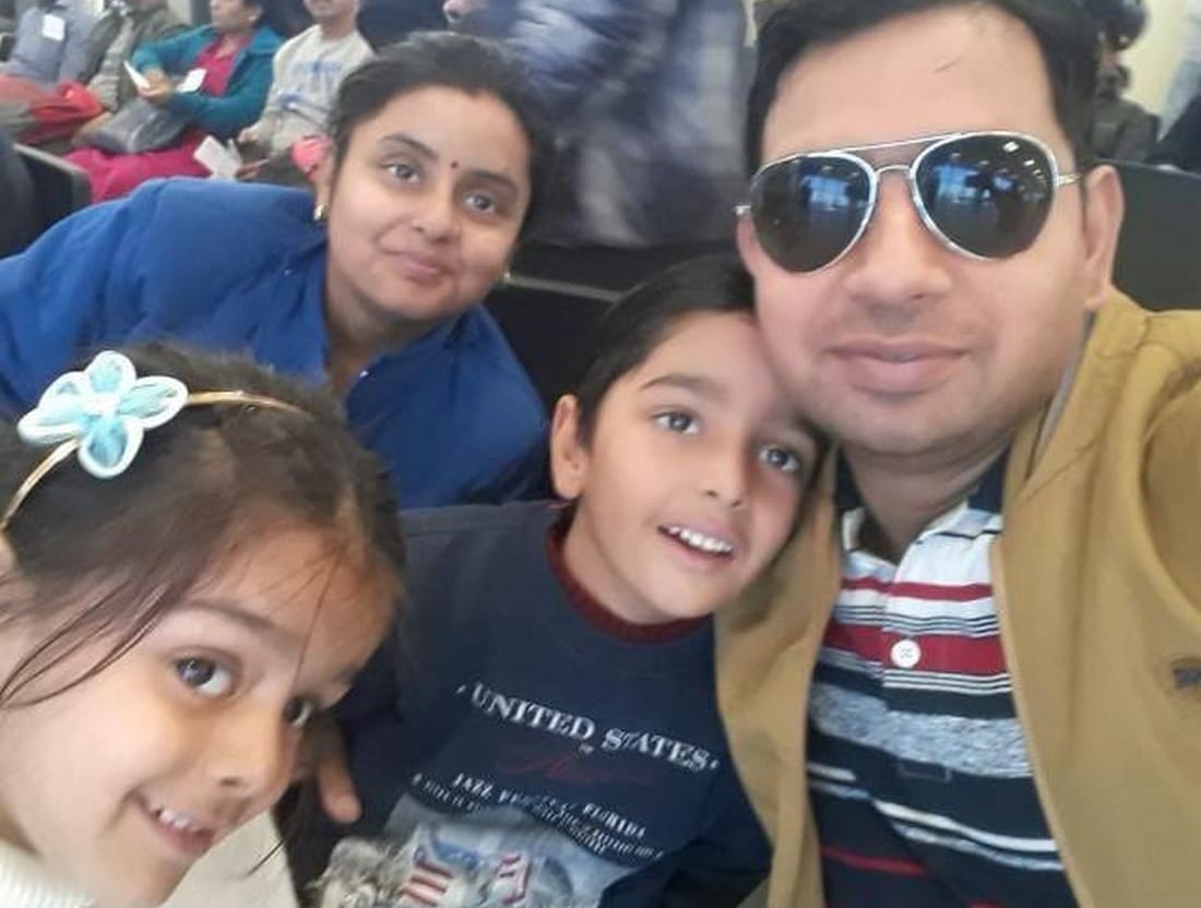 Air Force sergeant vishal pandey died In Badgam