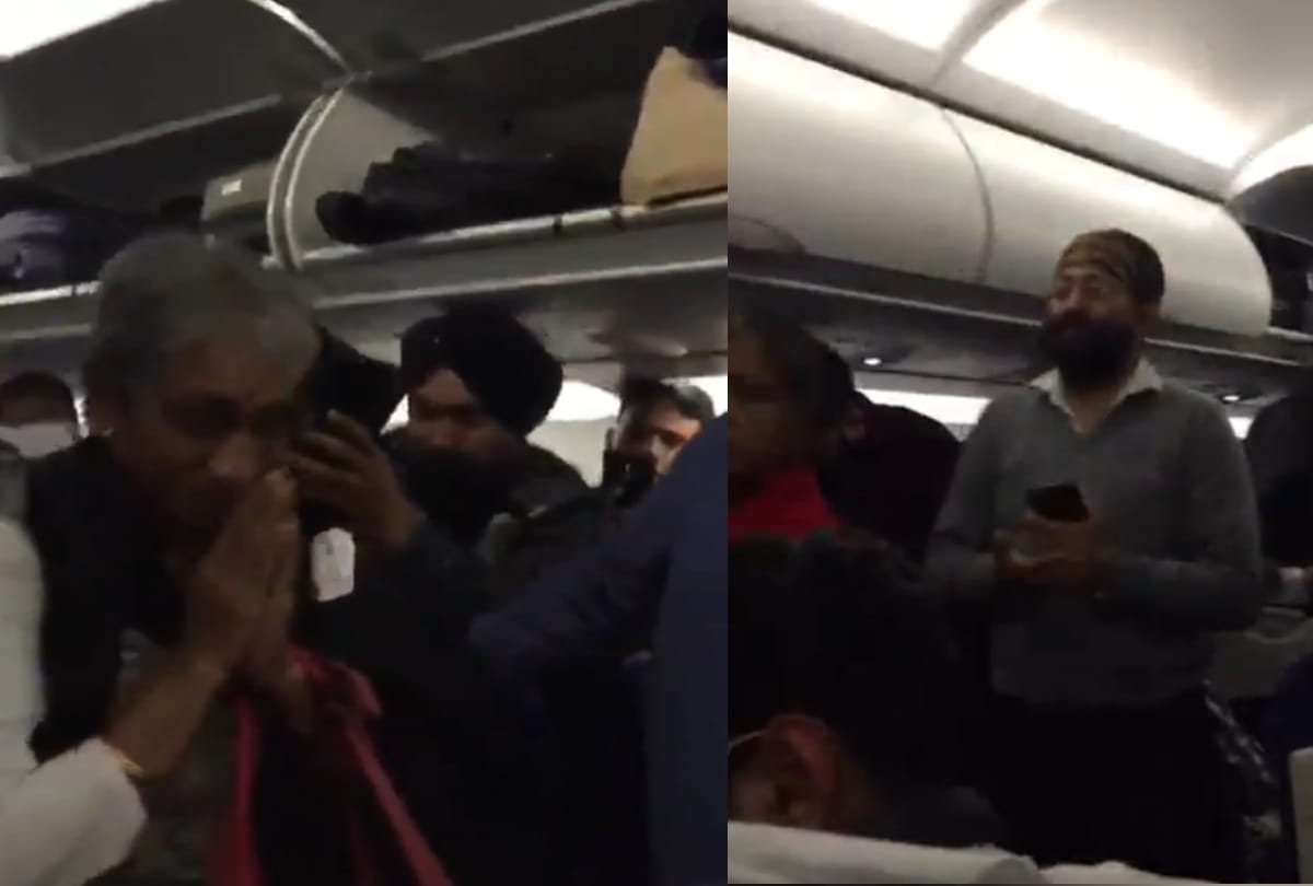 IAF pilot Abhinandan Varthaman coming back india people welcome his parents in flight video viral