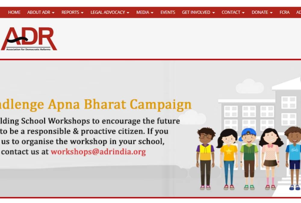 adr presents a survey and report on political scenario of up in lucknow