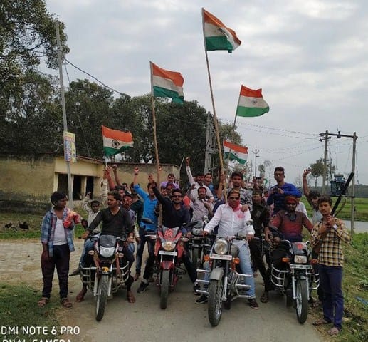 Anti-Pak slogans removed from a rally rally