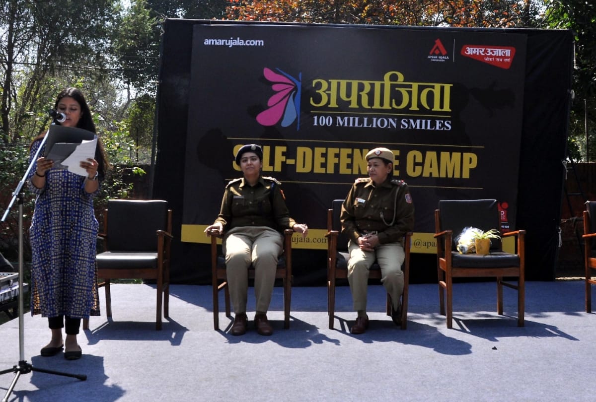 amar ujala campaign aprajita 100 million smile teach girl student how to protect him self