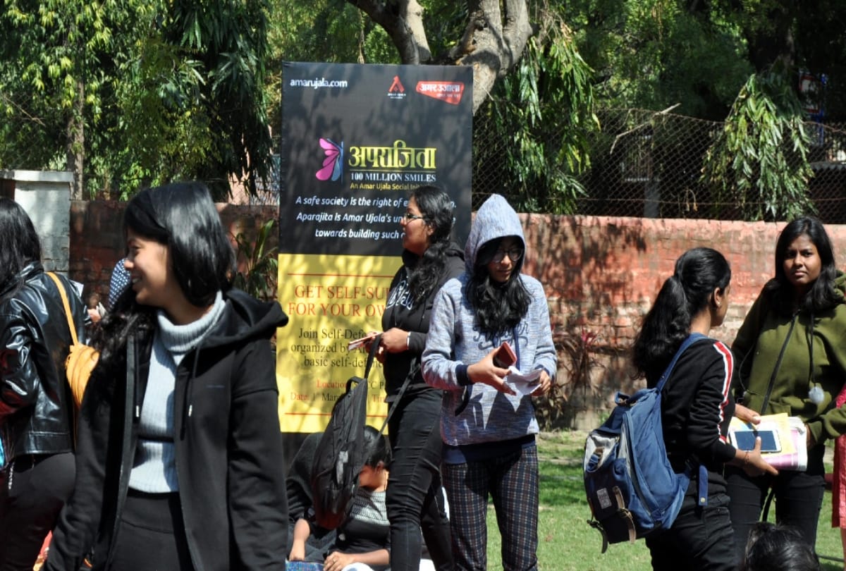 amar ujala campaign aprajita 100 million smile teach girl student how to protect him self
