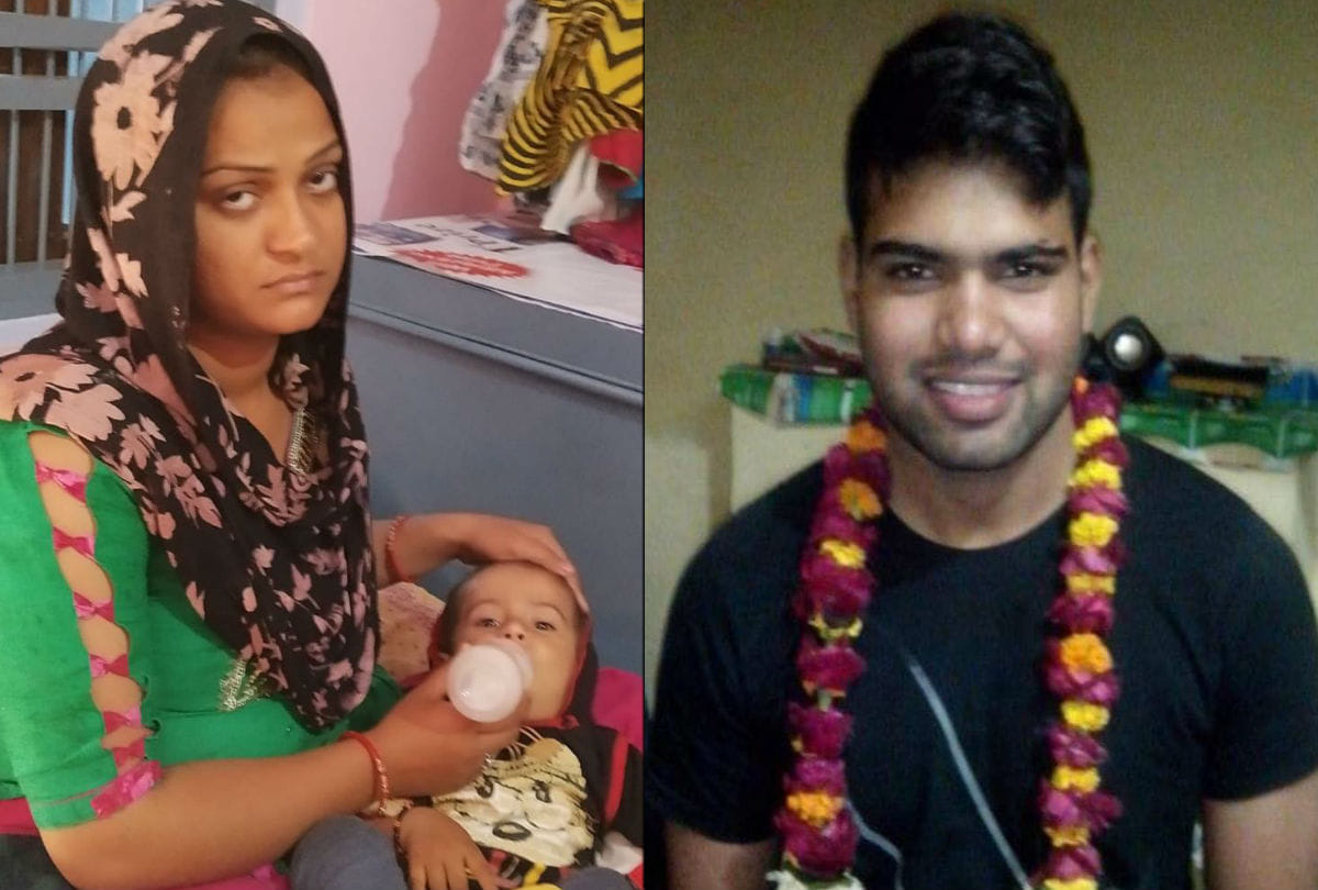 martyr pankaj nauhwar's wife megha in mathura
