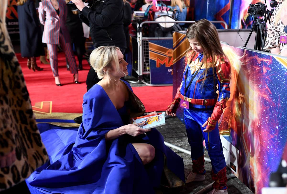 interview Captain Marvel actress Brie Larson talk about her first superheroes fil