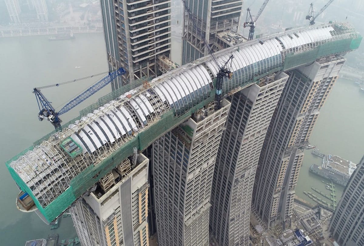 China made worlds first horizontal skyscraper Crystal