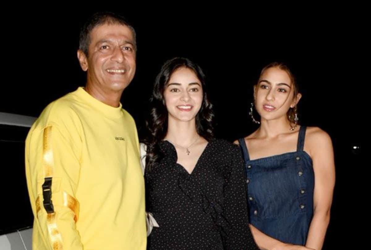 sara ali khan ananya panday again spot luka chuppi special screening
