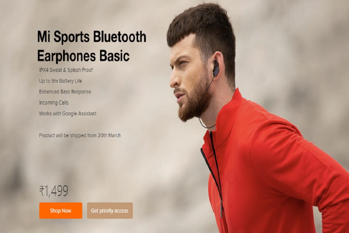 Mi Sports Bluetooth Earphones