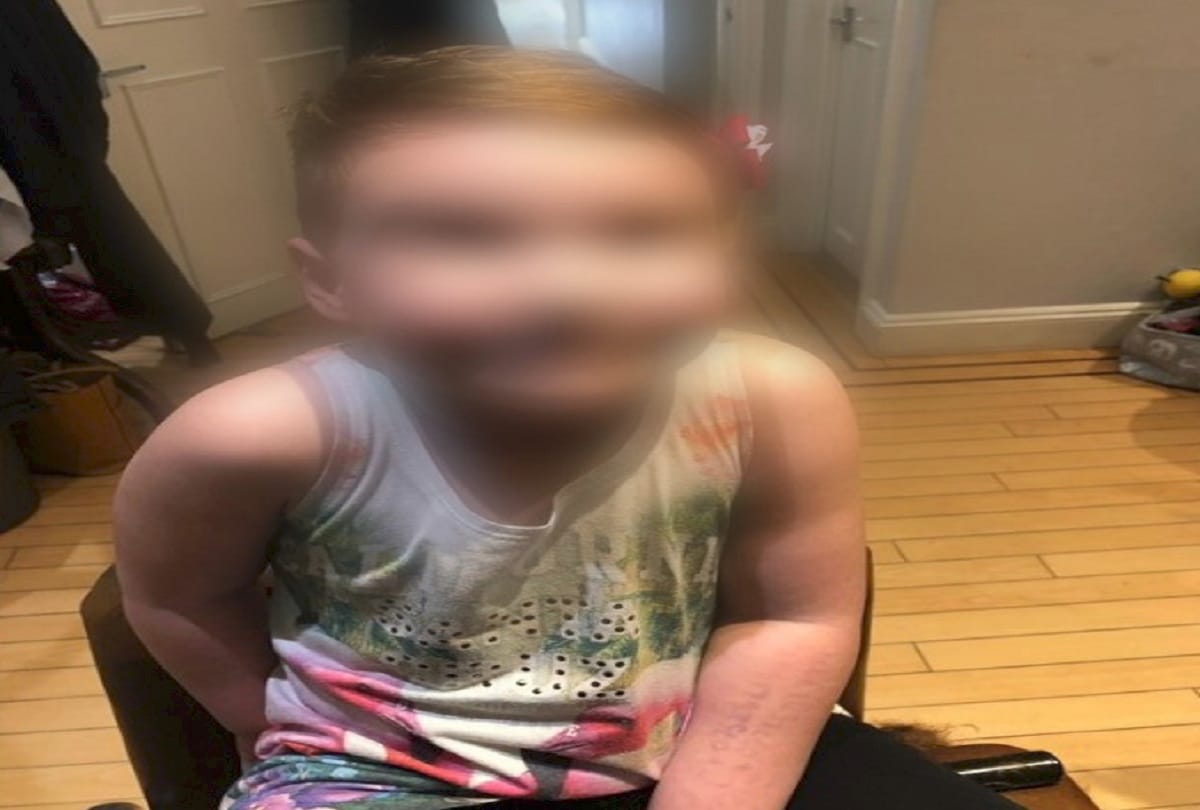 5 years old girl chops off hair after see momo challenge video on youtube