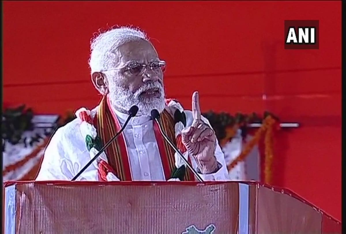 2019 lok sabha elections: PM Narendra Modi addresses rally at Visakhapatnam, Andhra Pradesh
