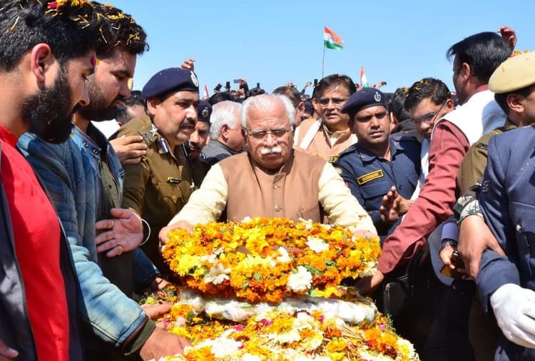 indian airforce sergeant vikrant Sherawat funeral, who died in mi 17 helicopter crashes in badgam
