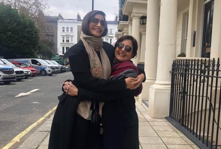 sonam kapoor share picture on instagram her mother in law birthday