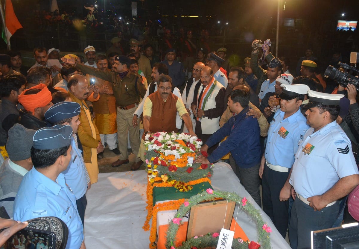 Air Force sergeant vishal pandey died In Badgam MI-17 Chopper Crash