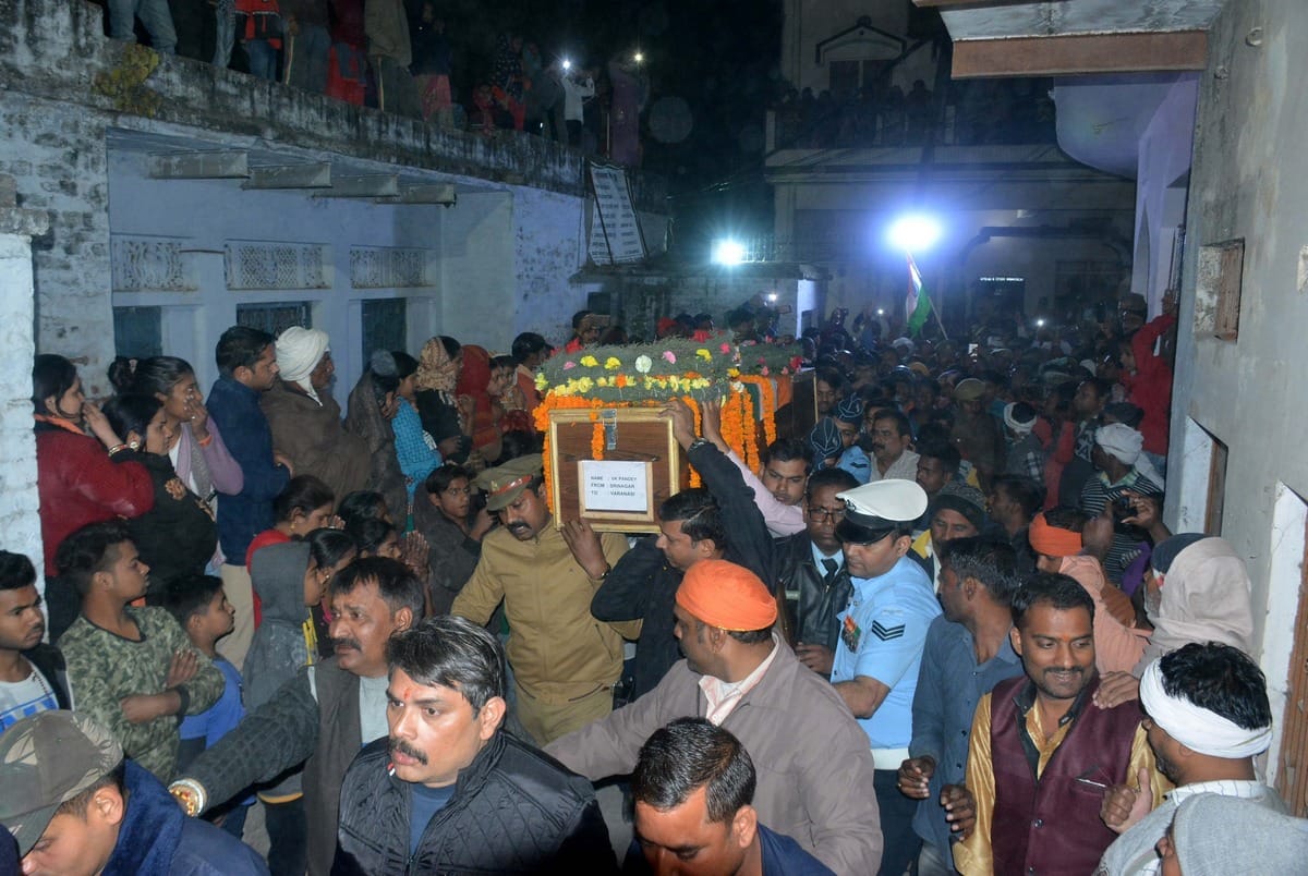 Air Force sergeant vishal pandey died In Badgam MI-17 Chopper Crash