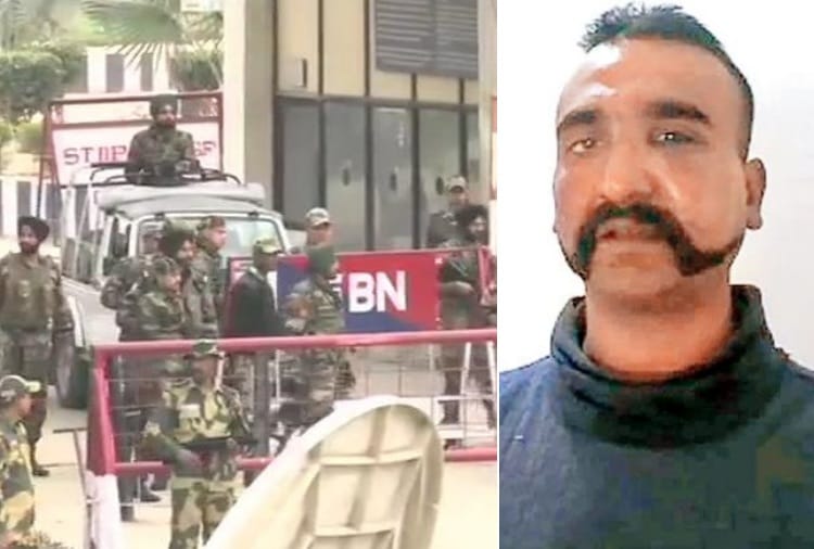 Air Strike, Indian Airforce Wing Commander Abhinandan in India Via Wagah Border from Pakistan
