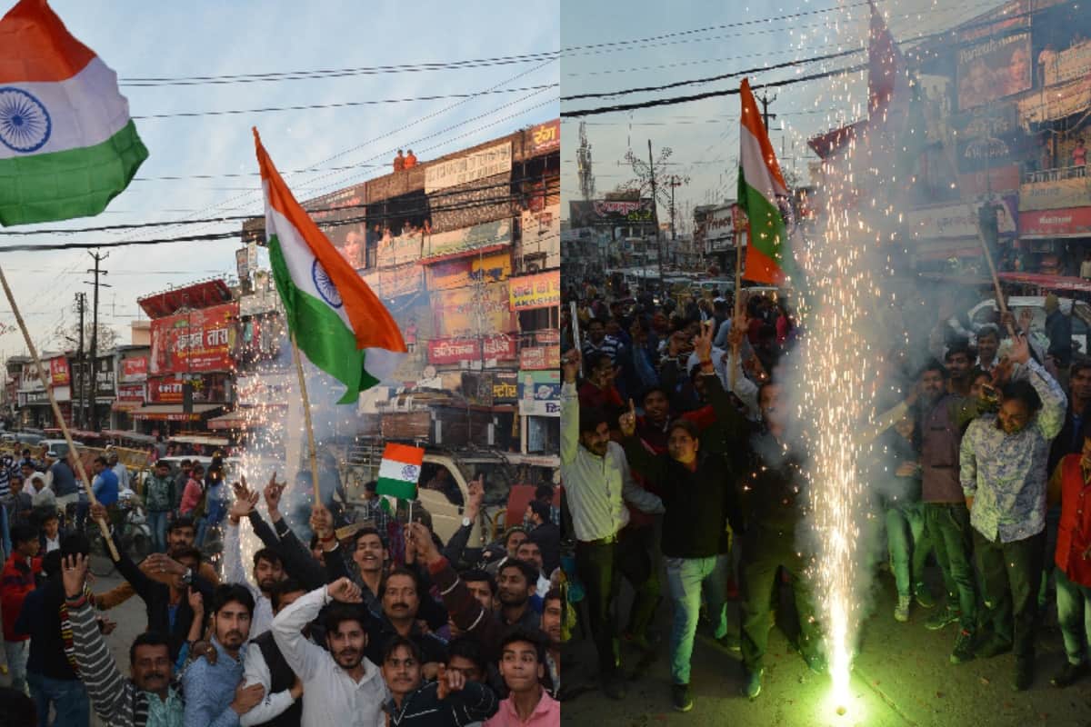 #abhinandan, Meerut People Celebrate the valor of IAF Wing commander Abhinandan