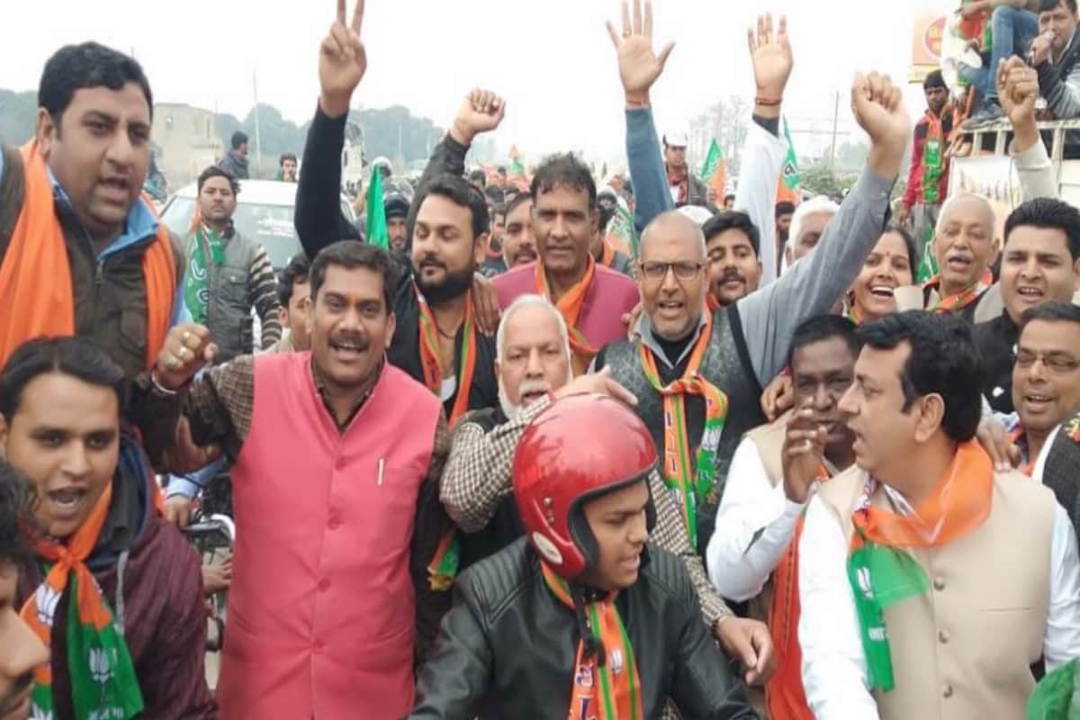 Loksabha Elections 2019: BJP Vijay Sankalp bike rally in Meerut