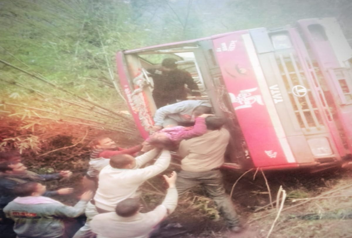 private bus accident in bilaspur himachal