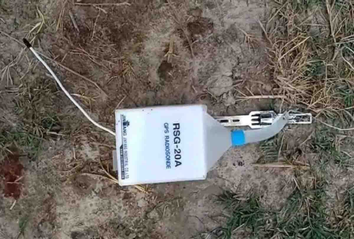 villagers said parachute fall in field