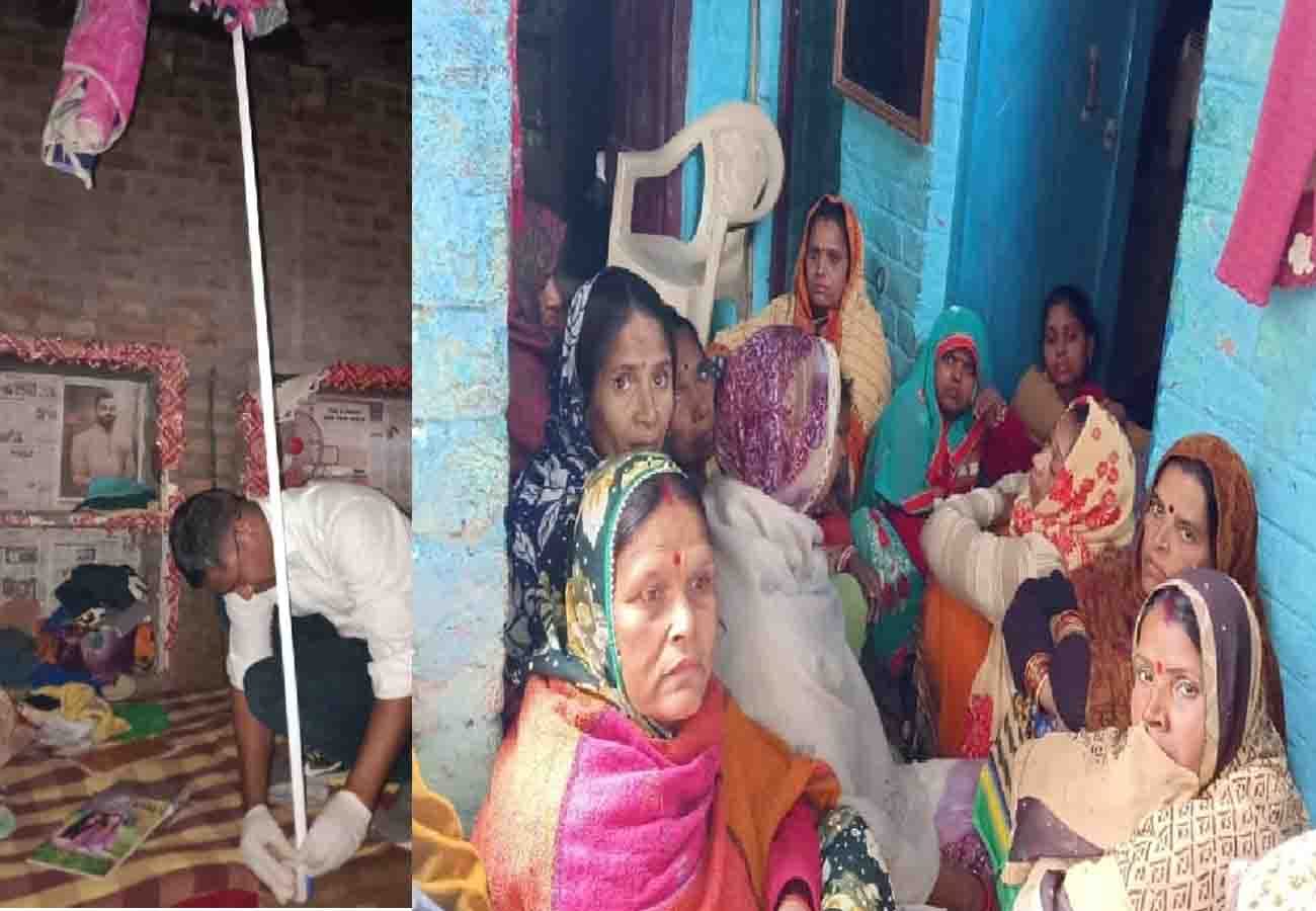 husband brutally murdered his wife by electric shock in auraiya