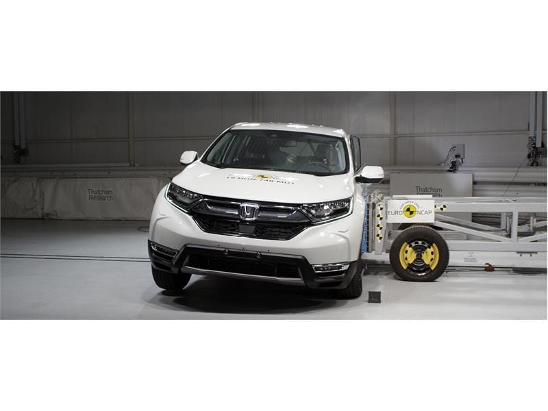 Honda CR V gets 5 star ratings in euro NCAP crash test