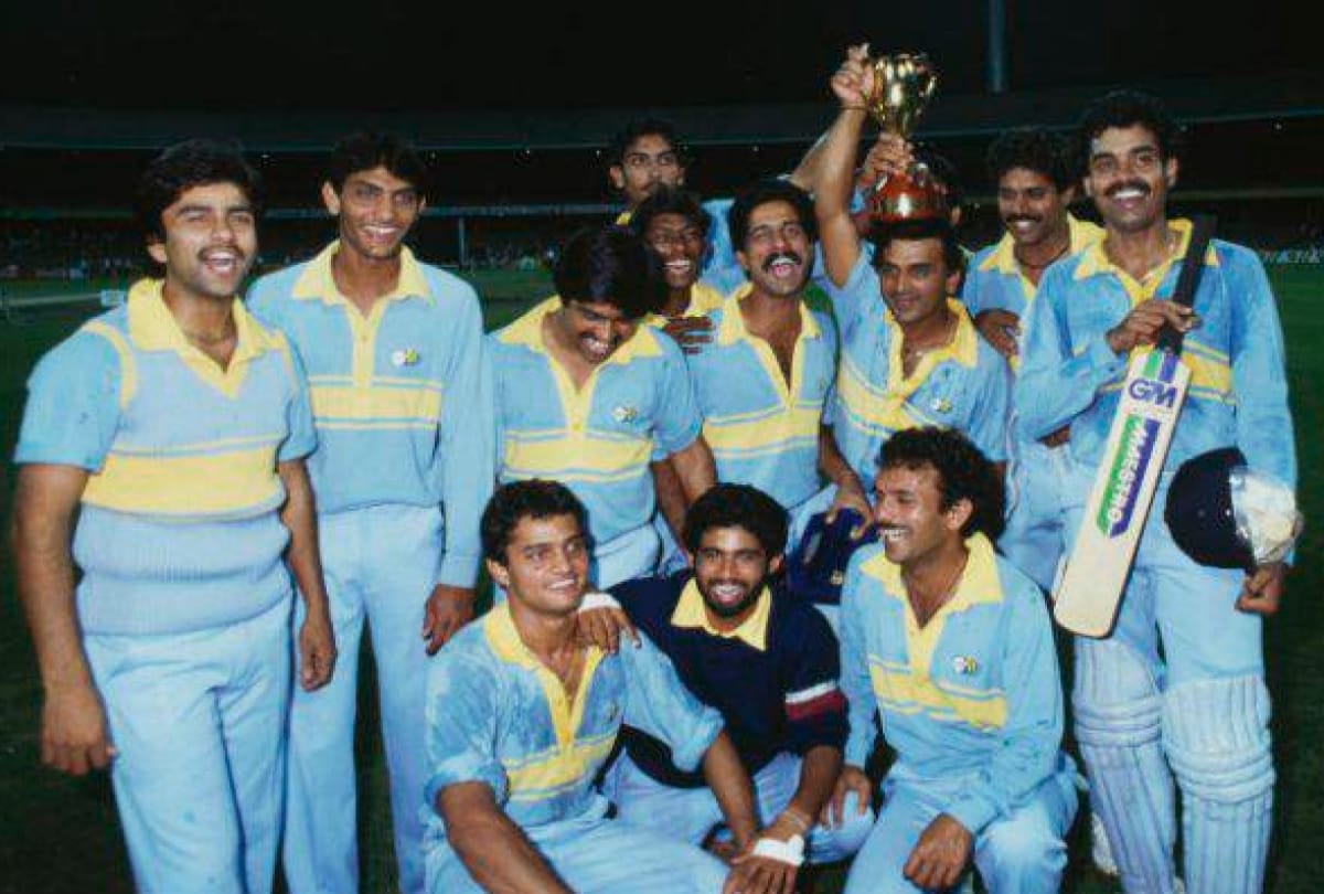 Evolution of India Cricket Jersey from 1980 to 2019