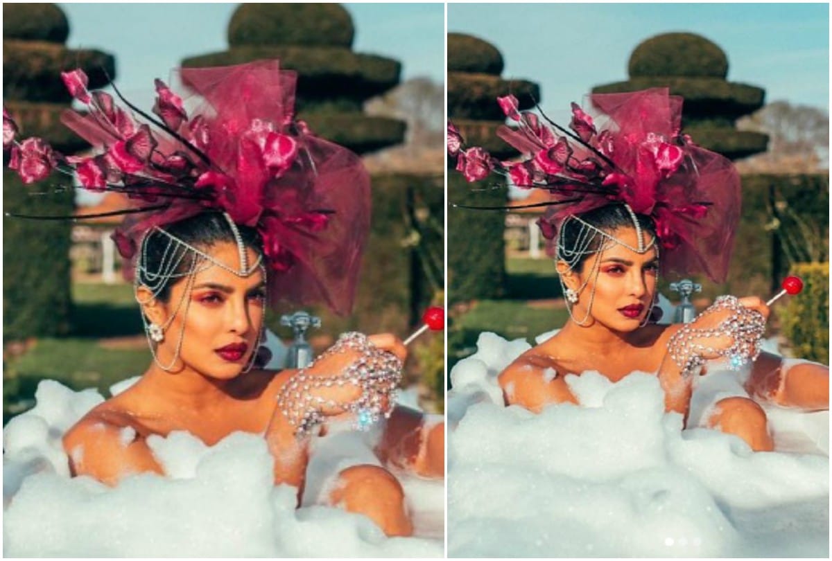 After 3 months of wedding with Nick Jonas Priyanka Chopra shared Bathtub picture on social media