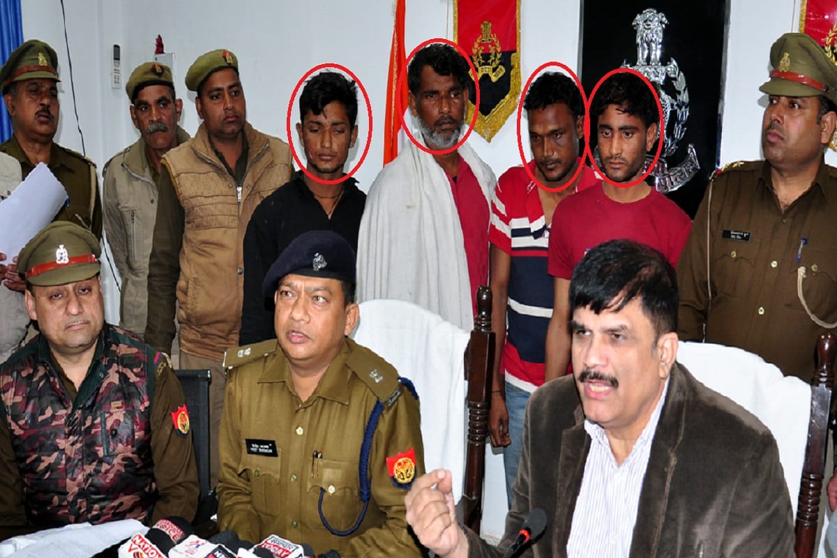 Encounter in Saharanpur and four accused arrested