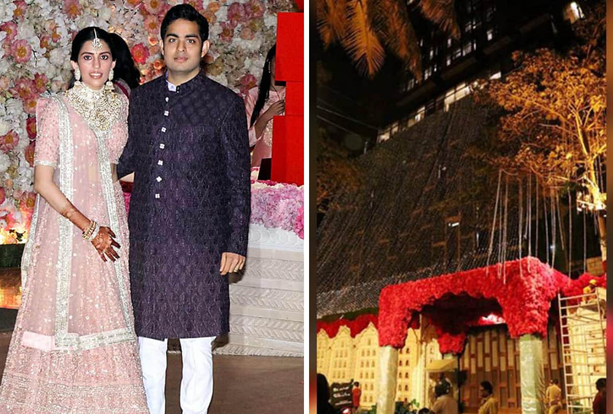 akash ambani and shloka mehtas wedding preparations begin at antilia first video came out