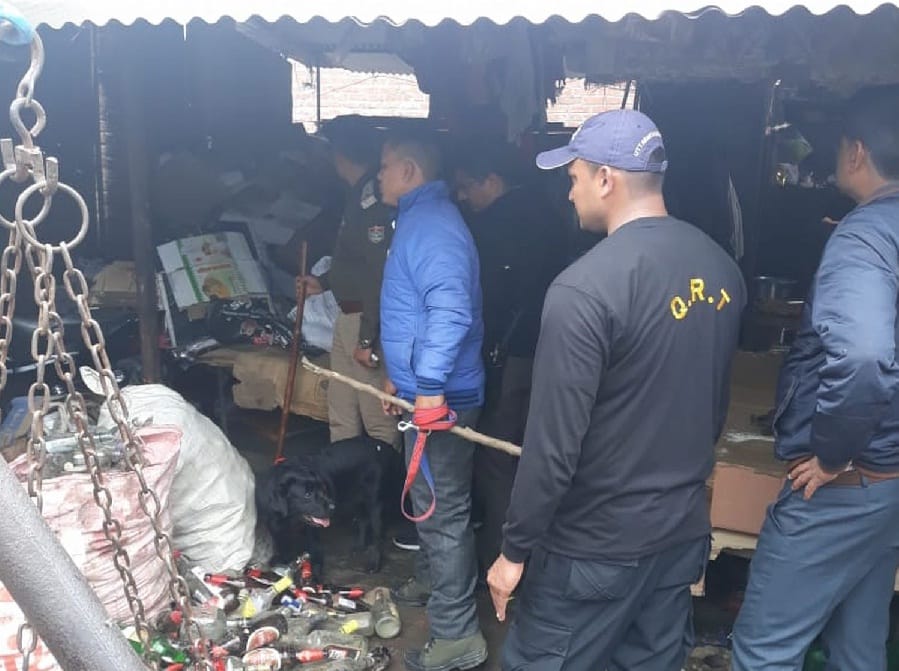 Police raid in