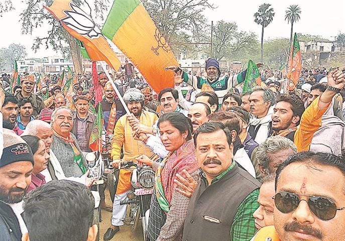 Vijay Sankalp bike rallies show BJP