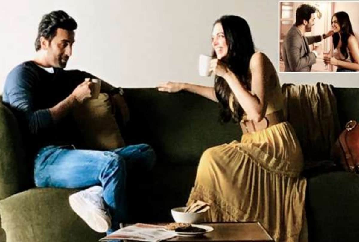 Ranbir Kapoor and Deepika Padukone take coffee in photos from their new ad
