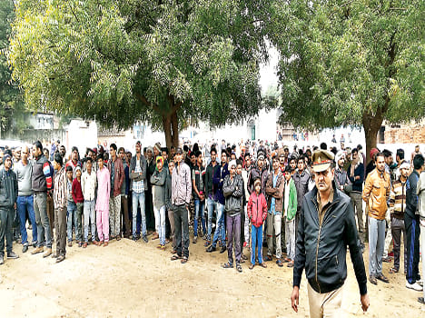 The angry family kicked off at the police station