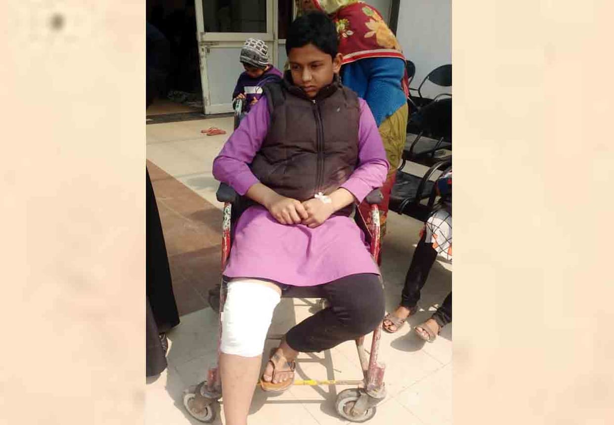 Madrasa student shot injured