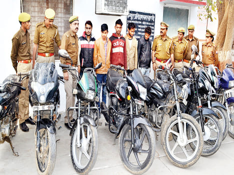 Eight Bike Stolen, Laptop Recovered