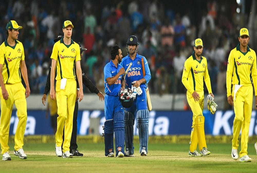 virat kohli says Kedar jadhav and MS dhoni partnership was outstanding against australia